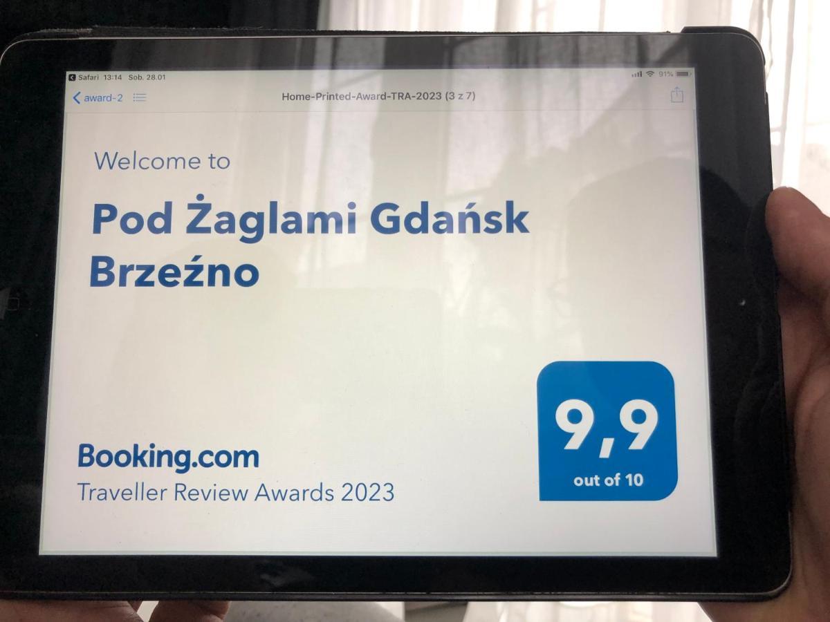 Pod Zaglami Gdansk Brzezno Apartment Bagian luar foto